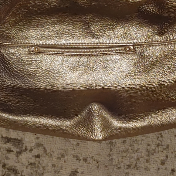 Michael Kors Fulton Gold Large Hobo Shoulder Bag - Picture 6 of 10
